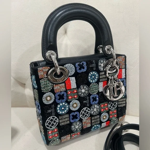 🔥🔥Christian Dior Beaded Lady Dior Bag - Picture 2 of 8